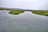 Kigluaik mountains (Sawooth range), a major graphite mine is to be re-exploited for the new needs of the components market. Mountains west of the Nome to Teller Highway, Teller Highway, Seward Peninsula, Alaska, USA