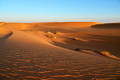 Dunes of the Adrar desert near Chinguetti. Ancient ksour of Ouadane, Chinguetti, Tichitt and Oualata. Adrar. Mauritania
