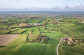 Bocage Boulonnais in spring, Pas de Calais, France