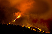 Volcanic eruption in La Palma, Canary Islands (09/19 to 12/25/2021). The origin of the eruption occurred in the Cumbre Vieja ridge, southwest of the island, municipality of El Paso. On February 9, 2023, its name as Tajogaite Volcano was made official.
