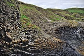 Basalt organs on the coast, Scotland, UK