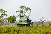 Anti-poaching guard center, Manas National Park, Assam, India