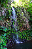 Aguage water fall. Santana. Madeira island. Portugal.