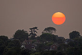 Sunset above Chearsley, Buckinghamshire, England