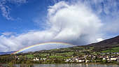 Rainbow, Seyssel region, Haute Savoie, France