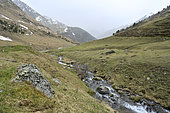 Barèges valley, Tourmalet pass, Hautes Pyrénées, France