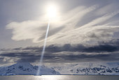The coast of Graham Land near Portal Point. Antarctica, Antarctic Peninsula, Graham Land, spring