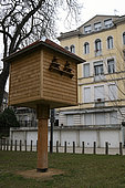 Contraceptive dovecote, square, Strasbourg, Bas-Rhin, France