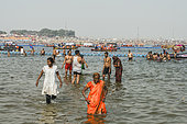Kumbh Mela 2025: The Sacred Goes Viral. The Sacred Bath at the Sangam. At the Kumbh Mela, thousands of pilgrims gather at the Sangam, the sacred confluence of the Ganges, Yamuna, and the mythical Sarasvati rivers, to perform the ancient ritual of the sacred bath. The water, believed to purify the soul and wash away sins, is a central part of this spiritual journey. As the pilgrims immerse themselves in the holy waters, they are united in their devotion and faith, embodying the collective spirit of the festival. The sacred bath is more than just a physical cleansing, it is a moment of spiritual awakening, a renewal of faith, and a step toward liberation. The scene is filled with a sense of serenity and reverence, as people from all walks of life come together in this timeless act of devotion.