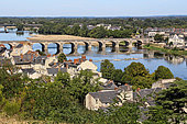 Saumur et la Loire Maine et Loire France 2 Aout 2022