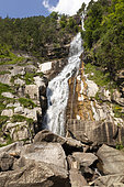 Barbiano waterfalls in the Dolomites ,Bolzano, Italy