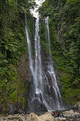 Gitgit waterfall. Island of Bali. Indonesia