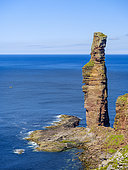 The Old Man of Hoy, on the island Hoy, part of the Orkney Islands, Europe, Great Britain, Scotland Northern Isles, Orkney