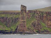 The Old Man of Hoy, on the island Hoy, part of the Orkney Islands, Europe, Great Britain, Scotland Northern Isles, Orkney