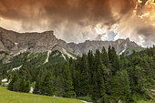 Ringspitz in the Dolomites, Bolzano, Italy