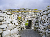 Clickimin Broch from the iron age in Lerwick, the capital of the Shetland Islands. Europe, Northern Europe, Great Britain, Scotland