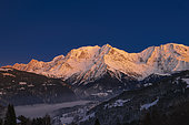 Mont-Blanc from Saint-Gervais, Haute Savoie, Alps, France