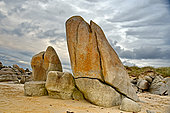 Rocks, Kerfissien beach, Cléder, Finistère, Brittany, France