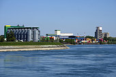 South Autonomous Port, Alsace Canal, the Rhine river, Strasbourg, Bas-Rhin, France