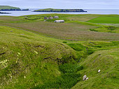 Shetland Mainland near Scousburgh. Europe, Great Britain, Scotland, Shetland Islands