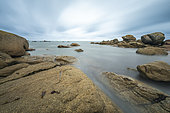 Seaside scenery at Brignogan-plages, Brittany, France