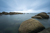 Seaside scenery at Brignogan-plages, Brittany, France