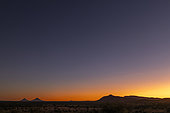 Sunset, Ombokoro mountains, Namibia, Africa