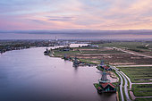Windmills, Zaanse Schans, North Holland, Netherlands