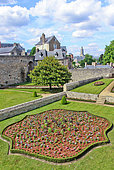 Gardens of Vannes, Morbihan, Southern Brittany, France