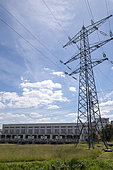 Hydroelectric power station, Kembs Loechle, Haut Rhin, France