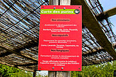 La carte des purins, Arche de la nature educational garden, Le Mans Métropole, Sarthe, France