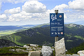 Information panel, Creux du Van, Switzerland