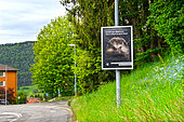 Safety at the wheel" campaign sign, Canton of Vaud, Switzerland