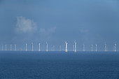 Offshore wind farm, English Channel, Côtes d'Armor, Brittany, France