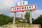 Village of Camembert, home of the famous cheese, Orne, Normandy, France