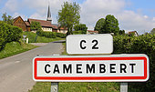 Village of Camembert, home of the famous cheese, Orne, Normandy, France