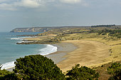Anse du Croc beach near Cap Frehel in Brittany, France