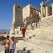 Acropolis entrance gate. Grèce, Grèce Centrale et Eubée, Athènes, Attique, SIM711690