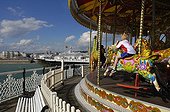 UK/England, Brighton. Brighton, carousel