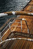 The decks of Galeb, Tito's old luxury yacht, Rijeka, Croatia