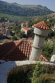 Croatia Lastovo Island Lastovo village - A Typical chimney.