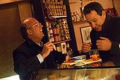Men enjoying a 'Spritz' aperitivo after work. Bar Breda Enoteca, Bassano del Grappa, Veneto, Italy. tel: 0424 522123