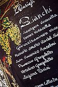 Wine list, Bar Breda Enoteca, Bassano del Grappa, Veneto, Italy. tel: 0424 522123
