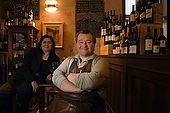Fabio and Costanza, Antico Bar, Bassano del Grappa, Veneto, Italy. tel: 0424 521161