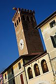 Clock tower, Bassano del Grappa, Veneto, Italy