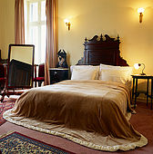 Bedroom at the Loriot Hotel, Mitilini, Lesvos, Greece