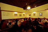 Trakai, Lithuania. The traditional karaim restaurant 'Kybynlar;'