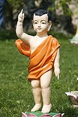 France, Rhône, Sainte-Foy-Lès-Lyon, Prince Siddhartha, Buddha as a child