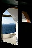Italy, Sicily, Stromboli island. The village of Ginostra. Typical Eolian architecture