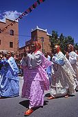 Women at the feast of M'Gouno which marks the end of the rose season. Dades Valley, Morocco